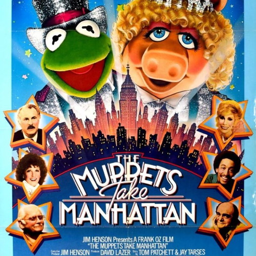 The Muppets Take Manhattan Movie Poster like new 1984