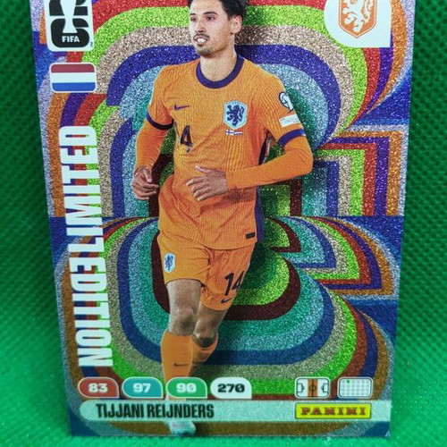 Tijjani Reijnders Limited Edition Panini FIFA World Cup 2026 κάρτα καινούργιο