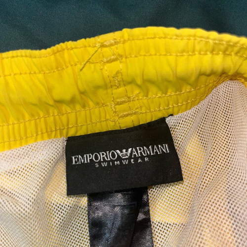 Emporio Armani swimwear like new, yellow