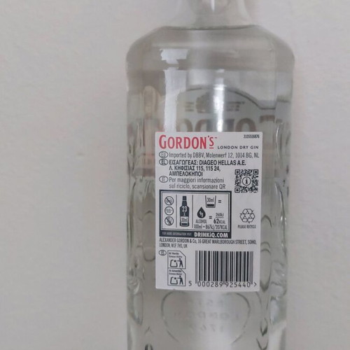 Gordon’s London Dry Gin new, sealed