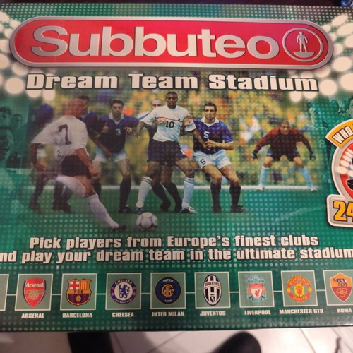 Subbuteo Dream Team Stadium 2005 game used with wear
