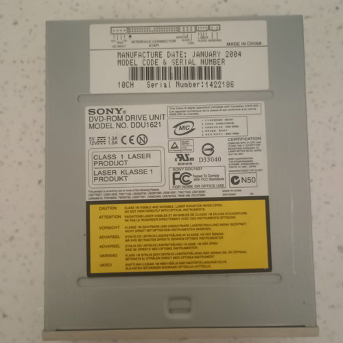 DVD IDE Sony drive like new, functional connection
