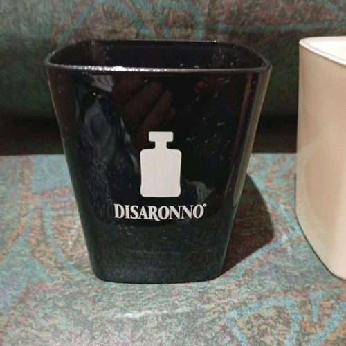 Disaronno Square Glasses Set of 2 Like New