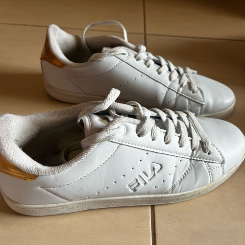 Fila athletic shoes used, white, size 41