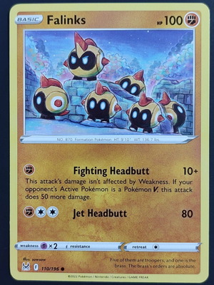 Falinks Pokémon card Lost Origin 110/196 near mint, Non-Holo