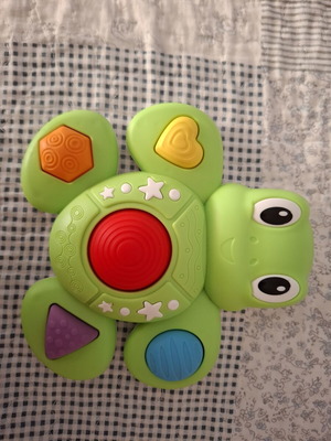 Baby Toy Turtle Rattle with Popit Buttons like new