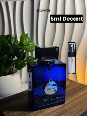 Armaf Club De Nuit Iconic Eau de Parfum 5ml decant like new