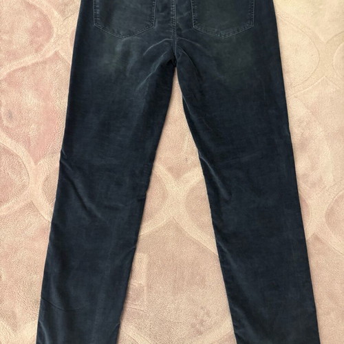 Massimo Dutti women's slim corduroy pants blue like new