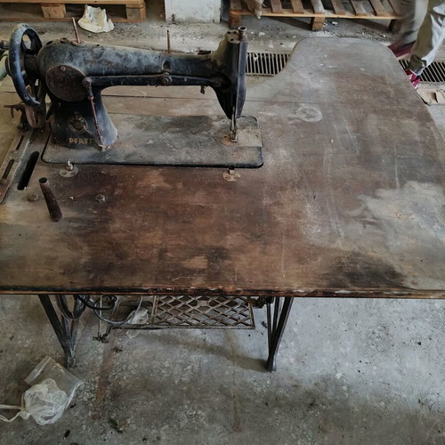 Electric sewing machine used