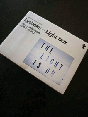 Light sign box καινούργιο