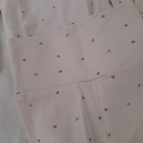 H&M baby set with long-sleeve bodysuit and pants, like new, 1-2 months