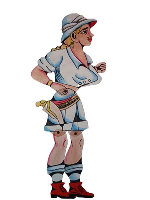 Isabella Explorer Shadow Theater Figure like new