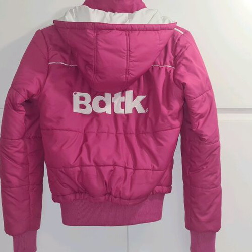 Bodytalk jacket like new with detachable hood, small, fuchsia