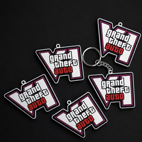 GTA VI Inspired 3D Printed Keychain made to order