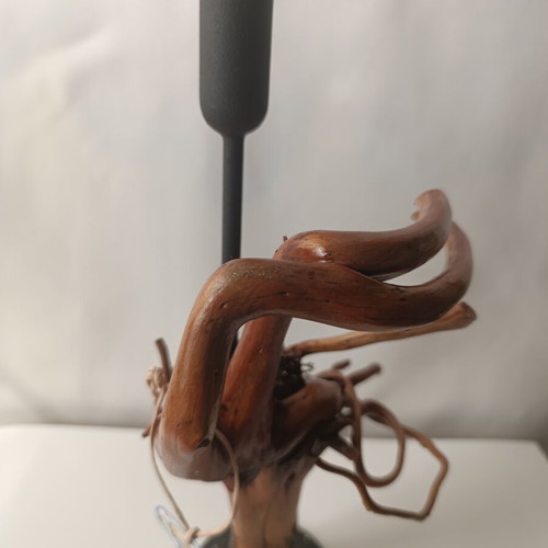 Artisan Tree Root Candle Holder New, Handcrafted Wooden Sculpture