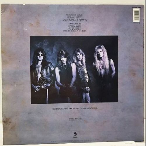 Hurricane Slave To The Thrill 1990 LP vinyl near mint