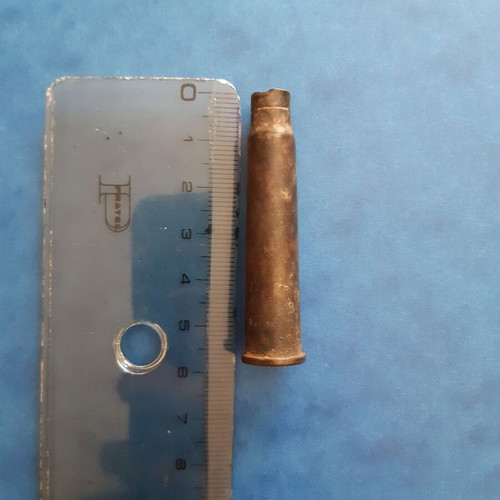 World War II bullet casing like new, 1943