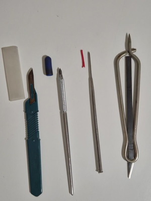 Wood carving cutters used