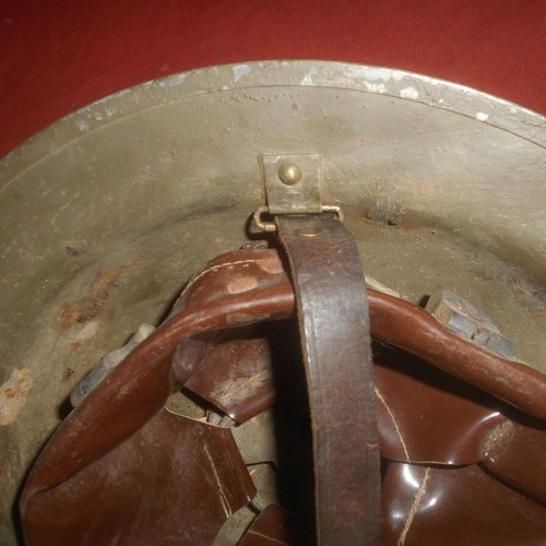 British Army 1940 WWII Steel Helmet MK III used