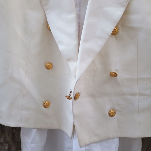 Merchant Navy officer jacket and shirt used with Vassilios Kostetsos signature
