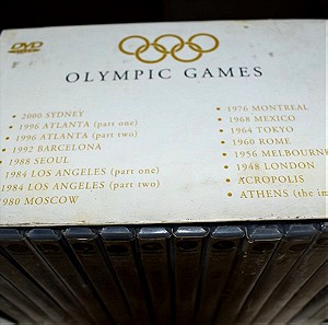 SET 16 DVD's OLYMPIC GAMES (1948 - 2000) + 1 SET 4 DVD's ATHEN'S 2004