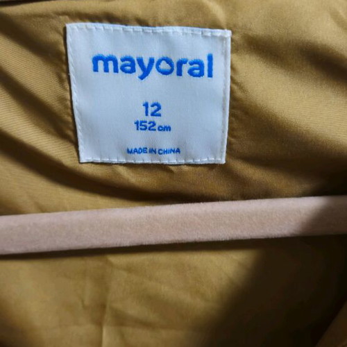 Mayoral Girls Jacket 12 Years 152cm Like New Brown