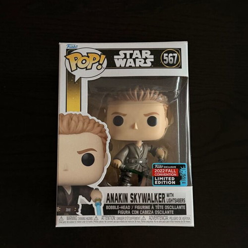 Funko Pop Star Wars Anakin Skywalker with Lightsabers 567 Limited Edition