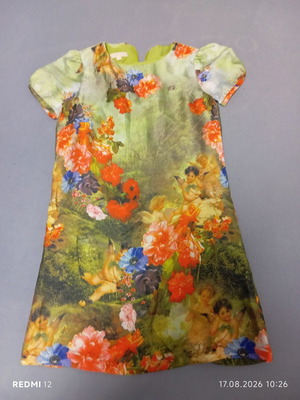 Gucci silk dress size 6 years for girls