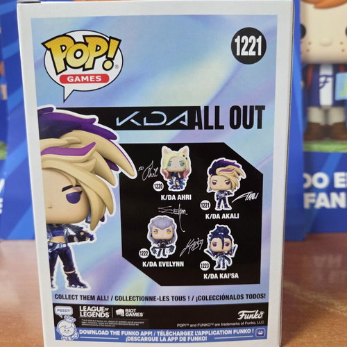 Funko Pop Games K/DA Akali vinyl figure new