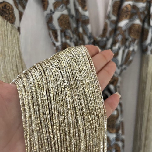 Mya maxi kimono S-M like new, colorful with fringes