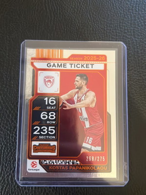 Kostas Papanikolaou Panini Contenders 25/26 card new