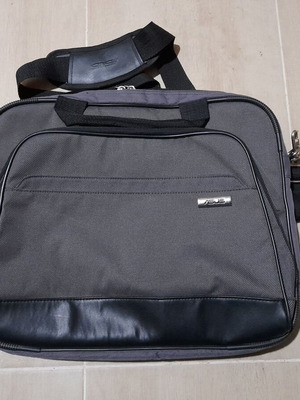 Asus laptop messenger bag used, gray