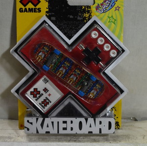 X Games Fingerboard Skateboard "Carnival Edition" – Σε Συσκευασία Mattel, Σφραγισμένο