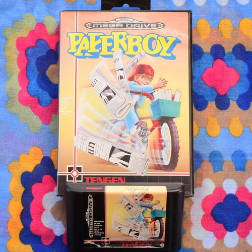 Paperboy Sega Mega Drive game used, action arcade 1990