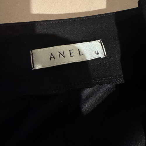 Black fabric pants Anel size M like new