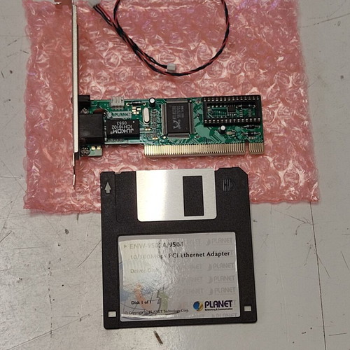 Retro PCI Network Card new in box