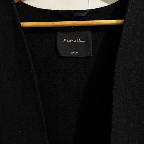 Wool vest used Massimo Dutti black, size L