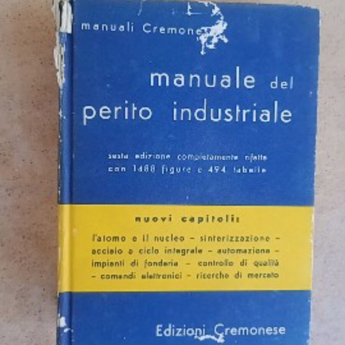 Manuale del perito industriale book used, Italian