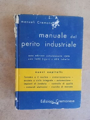 Manuale del perito industriale book used, Italian