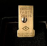  FABER VAN DYKE Rare vintage brass pensil sharpener.