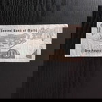 Συλλεκτικό χαρτονόμισμα Μάλτας. Ονομαστική αξία: 1 λίρα. Συλλεκτική έκδοση (Collector Series) 1979.