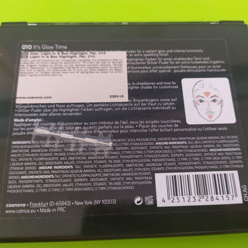 Cosmetic palette highlighters catrice, Famous powders