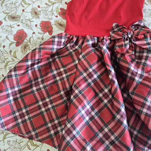 H&M dress like new, red, sizes 134-140 cm