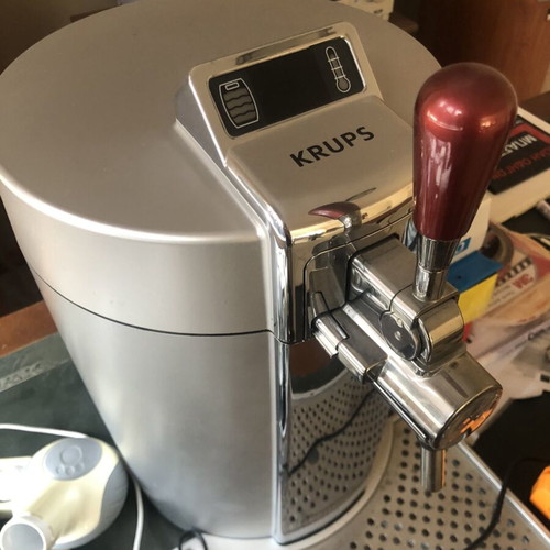 Krups BeerTender Loft VB700 like new, silver, 5 liters
