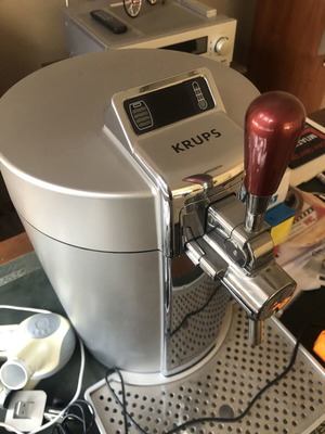 Krups BeerTender Loft VB700 like new, silver, 5 liters