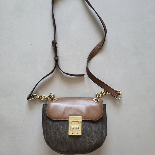 Michael Kors crossbody bag used, tan brown