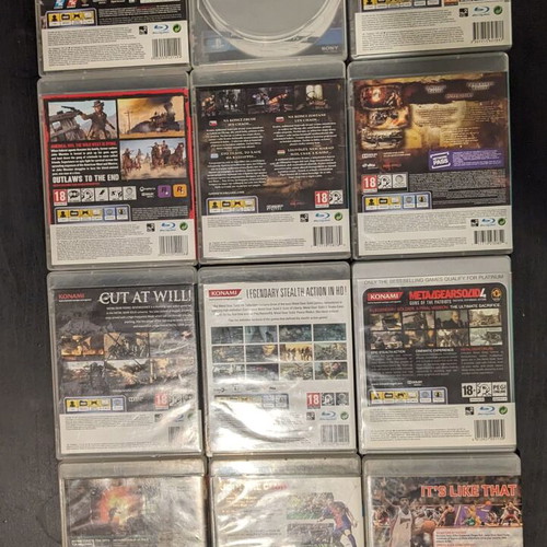 PlayStation 3 games used with manuals