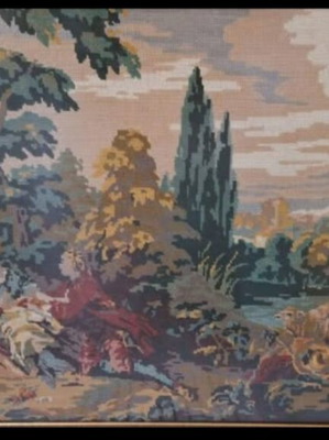 Handmade textile painting like new