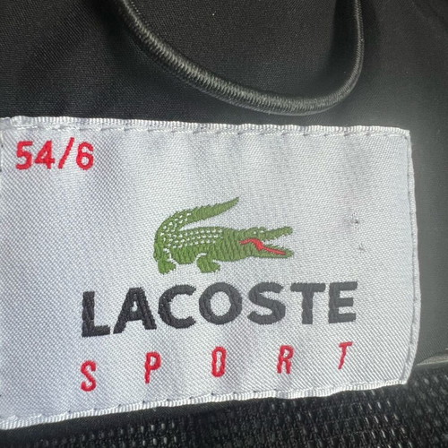Lacoste Sport Zip Windbreaker Vest black, like new, men's size XL