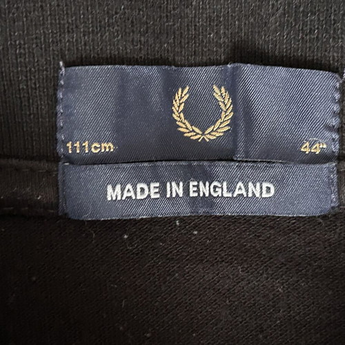 Fred Perry Black Polo Shirt XL used, made in England